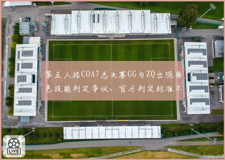 第五人格COA7总决赛GG与ZQ出现角色技能判定争议,官方判定标准不统一遭粉丝联名抗议